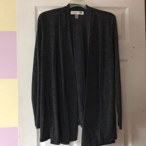 Drape front maternity cardigan